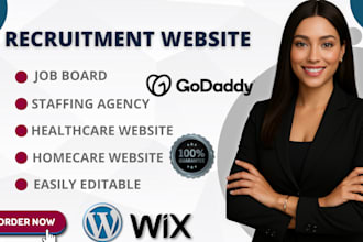 design recruitment website, job portal, job board recruitment agency website