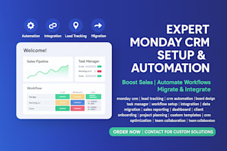 do monday crm lead tracking crm automation board design workflow setup with  crm