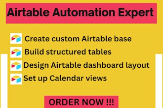 design airtable dashboards and automate workflows