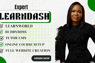 develop buddyboss with learndash, learnworld and tutor lms