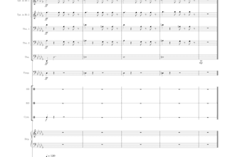 compose a piece of music in a film score style