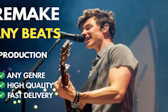 make or remake any song or exclusive beat cover song demo singer avoid copyright