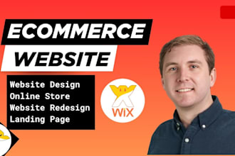 do wix ecommerce website design, develop wix landing page redesign, online store