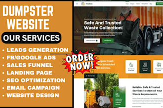 dumpster website junk removal website rubbish demolition website dumpster leads