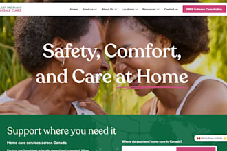 home care website  senior care elderly care website  assisted living website
