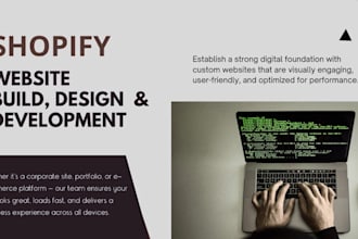 develop and design user friendly shopify store