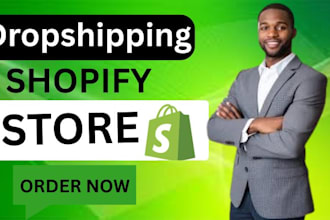do shopify design and redesign store, dropshipping  store