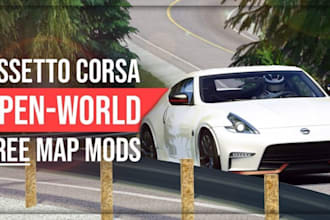 build assetto corsa track, assetto corsa map and assetto corsa car for you