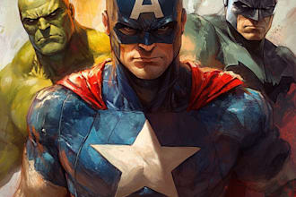 do comic book art and comic book illustration
