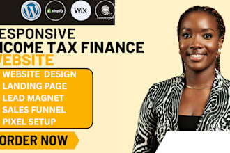 income tax finance website income tax landing page