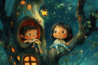 do african american children story book illustration