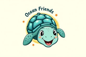 do sea turtle mascot logo in 2 days
