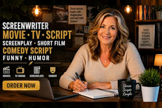 be screenwriter movie tv script screenplay short film comedy script funny humor