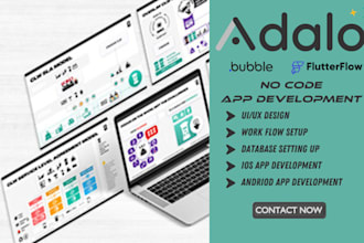 be your adalo and flutter flow expert for mobile app design and publishing