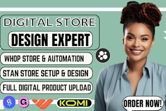 professionally setup your whop store for your brand or digital products