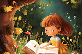 design child book illutration, cover children story book