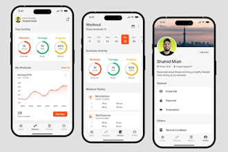 build a custom fitness app, wellness app, food supplement app