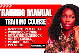 create online course training manual training course instruction manual sop