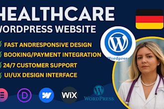 build german healthcare wordpress website