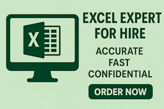 do accurate data entry, excel tasks, and spreadsheet cleanup