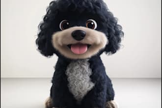 create a pixarstyle portrait of your pet