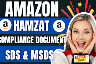 create safety data sheet or sds or msds for amazon hazmat
