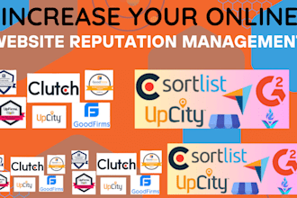 do your clutch, goodfirms, upcity, g2, designrush, sortlist, gmb reputation