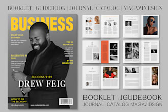 design a stunning magazine, catalog, or brochure layout