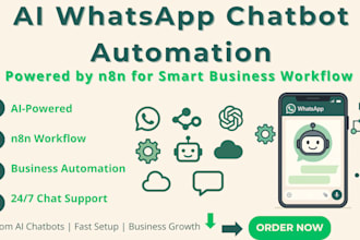 build ai whatsapp chatbot with n8n automation and smart workflow