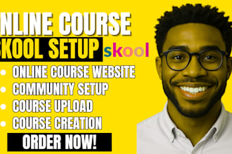 setup skool community mighty network kajabi graphy circle so skool online course