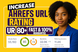 boost your website ahrefs domain rating DR url rating ur and moz domain