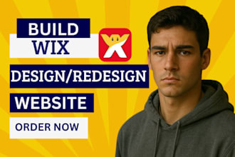 design wix online store portfolio booking restaurant blog event website redesign