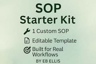 create a custom sop starter kit your team will actually use