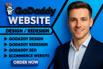redesign godaddy website development design godaddy ecommerce godaddy airo seo