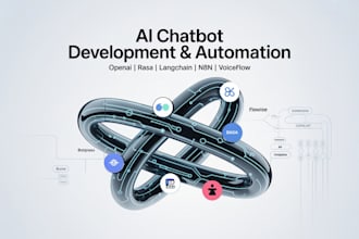 create smart ai agent, automation, chatbot, flowise botpress voiceflow n8n rasa
