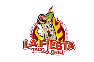 design attract restaurant and food truck logo