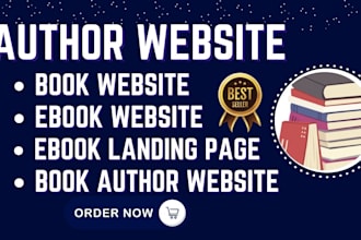 build author website book author website ebook website ebook landing page