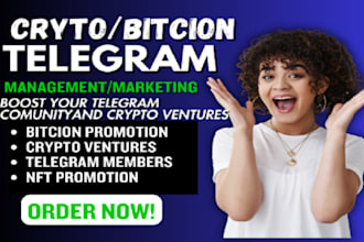 do organic crypto x marketing, telegram marketing, ico defi nft coin promotion