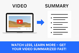 summarize youtube videos into clear useful notes
