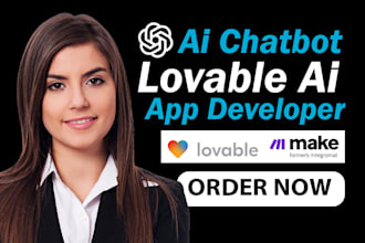 develop chatbot lovable ai chatgpt supabase bolt glide vercel replit bubble io