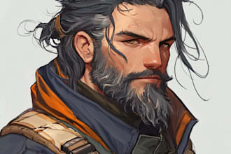 draw children illustration, fantasy character design