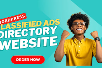 build a classified ads, directory, listing, and business website with wordpress