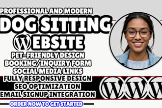 dog pension website dog sitting website kennel website pet care website