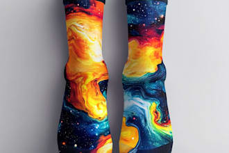 make unique and eye catching sock designs