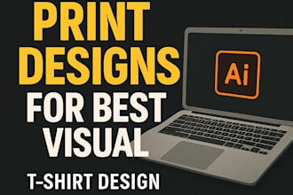 create high quality print ready designs in PDF eps svg png
