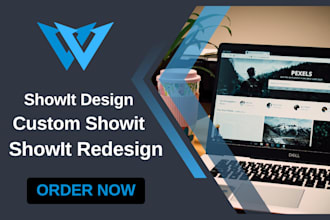 design a custom and responsive showit website for your brand or business