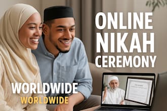 provide a complete online nikah service