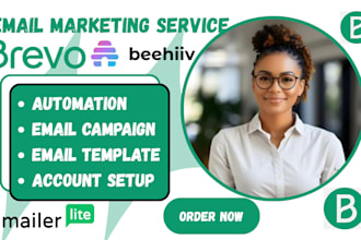 design mailerlite bravo brevo newsletter email template beehive landing page