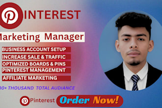 to increase sales, I will market and advertise your job on pinterest