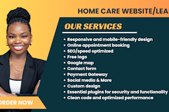 home care website, home care,  elderly care, healthcare website